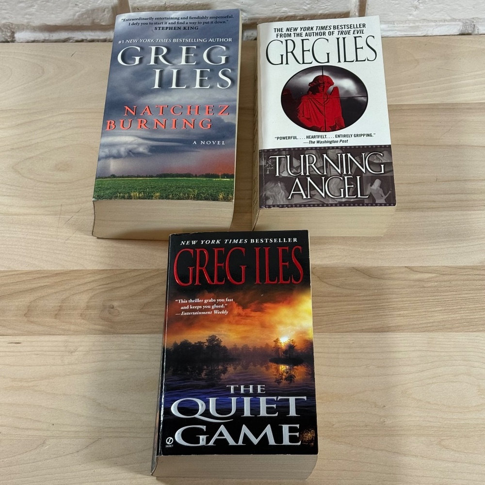 3 Books from Greg Iles Penn Cage series in Paperback GUC